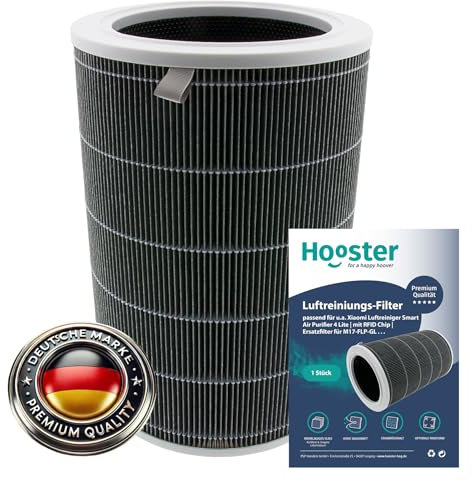 1 filtro HEPA compatibile con Xiaomi Smart Air Purifier 4 Lite (non 4 Compact e non 4 Pro) | con chip RFID | Filtro di ricambio per M17-FLP-GL