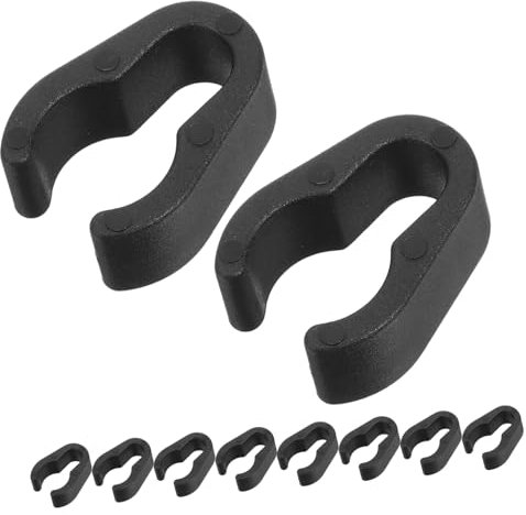 QUMIIRITY 10pcs Sturdy Microphone Cable Clamps Home Mic Accessories Cable Organizers for Recording Microphone Stand