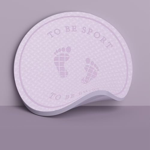 Tapis de yoga circulaire, tapis de corde à sauter silencieux, tapis d'exercice épais et antibruit pour salle de sport à domicile – Tapis de sol rond antidérapant (64 x 64 x 20 mm, options d'épaisseur