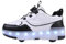FANSU Jungen Mädchen Schuhe mit 4 Rollen Skate, Kinder Rollschuhe mit LED Blinkend, Rollen Abnehmbar, Outdoor Skateboardschuhe Einziehbar Komfort Sportschuhe 29-40 EU