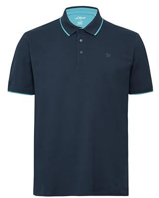s.Oliver klassisches Herren Polo-Shirt (DE/NL/SE/PL, Alphanumerisch, 4XL, Regular, Regular, Navy/Blau)