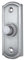 KOOPLES HARDWARE Sloane Bell Pushes 81x31mm – Solid Brass Push Plate Door Bell – Traditional Rectangular Design with Polished or Antique Finish – Durable Door Hardware (Satin Chrome)