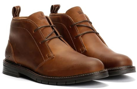 Tower London Armour Lace Up Leather Men's Brown Boots - UK 7