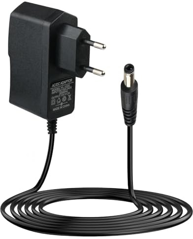 Uoww 12V 2A Netzteil Ladegerät Adapter für LED-Streifen, Kamera, Router | Universal Steckernetzteil AC 100–240V, für TV Box, LCD Monitor, Externe Festplatten, Mediaplayer, 5,5x2,1mm 5,5x2,5mm, 1.2m