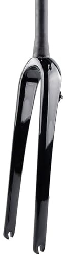 KUNYOS Gravel Fork Bike 700C Carbon Rigid Gabel 1-1/8 Straight/Cut Tube Scheibenbremse Lightweight Rennrad Gabel 9Mm QR Hard Forks,A,Tapered