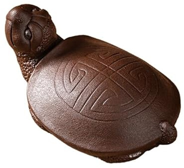 NEBE Kung-Fu-Teetierchen Kreative lila Sand Schildkröte Tee Haustier Home Wohnzimmer Schreibtisch Ornamente Aquarium Landschaftsbau Dekorationen