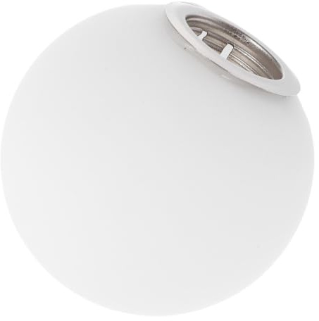 Generic Pantallas de Vidrio Esmerilado Blanco para Lámparas de Techo G9, Pantalla Redonda de Cristal Efecto de Luz y Diseño Resistente para Cualquier Habitación