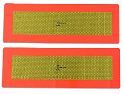 Trupa - 2 señalizaciones para parte trasera, 565 x 200 mm, ECE 70, para remolques