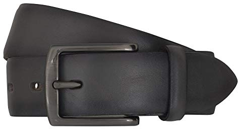 LLOYD Men's Belts Gürtel Herrengürtel Ledergürtel Grau 6838, Länge:85 cm, Farbe:Grau
