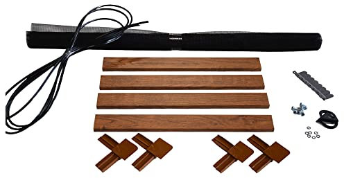 Fliegengitter- Insektenschutz- Alu- GOLDEICHE optimal für Rolläden- Insektenschutzgitterfarbe SCHWARZ (100cm x 150cm, + 19mm)