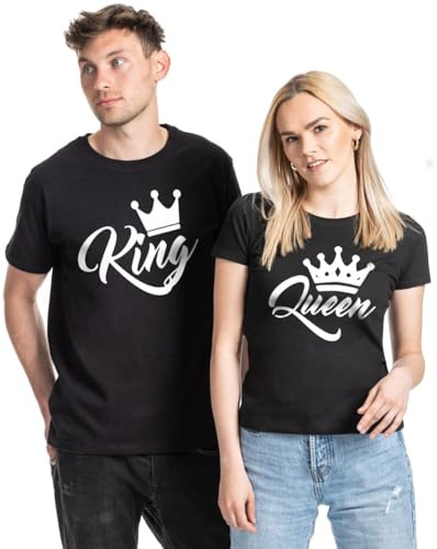 Urban Kingz Partner Pärchen King & Queen Herren Damen mit Logo Spruch