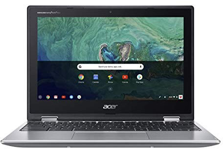 Acer Chromebook Spin 11 Cp311 1h-c5pn convertible para ordenador portátil, Celeron N3350, 29,5 cm táctil HD, 4 GB DDR4, Emmc de 32 GB, Google Chrome