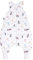 Julius Zöllner 9112567290 Sommer-Jumper - Jersey Sommerschlafsack mit Beinen (0, 5 TOG) - Crazy Animals - Gr. 80/ 10-18 Monate, mehrfarbig