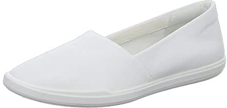 Ecco Damen SIMPILW Slipper, Weiß (White 1007), 35 EU