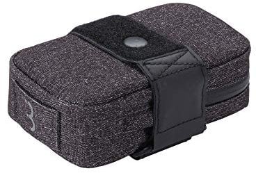 BBB Cycling Fahrradtasche Compacked| Satteltasche Wasserdicht| Extra breiter Riemen praktisch zum Installieren|130 x 40 x 80mm