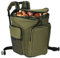 Cesto zaino in vimini porta funghi verde gerla cesta montagna raccolta funghi cm. 41x28,5 x38,5h