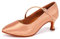 Scarpe da Ballo Moderne da Donna Punta Chiusa in Raso Rosa Chiaro per Balli Standard E Sociali con Tacco 6cm,38.5 EU