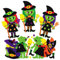 Baker Ross AX219 Halloween Hexen Mix & Match Deko Magnete Bastelset für Kinder - 8 Stück, Saisonale Kreativsets und Bastelbedarf zum Basteln und Dekorieren zur Winterzeit, Mittel