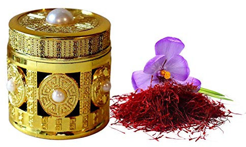 BLUMENTAL BAYERN Bio Safran, 100% natürlich, Premium Qualität ganz rot Safranfäden mit einem Deutschen Bio-Zertifikat (10 gr)