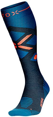 STOX Energy Socks, Skisocken Herren, Kompressionklasse 23-32 mmHg, Skistrümpfe, Kompressionsstrümpfe, Merinowolle, Skifahren, Kompressionssocken, Stützstrümpfe, Keine kalten Füße