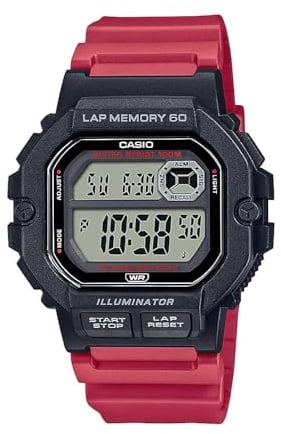 Casio Orologio sportivo WS1400H-4AV, Nero, Sportivo