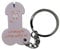 Personalised Willy Trolley Token Keyring Fun Novelty