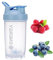 chenqi Protein Shaker Cup with Mixer Ball Gym Shaker Bottle Portable Milkshake Water Cup BPA Free, 500 ml(Blue)