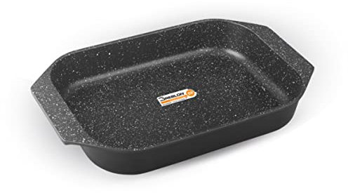Müller Kitchen MK-3026 - Bandeja de horno de aluminio fundido a presión de 35 cm (revestimiento de tecnología alemana antiadherente, base de inducción)