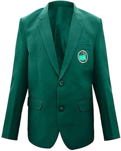 JACKETREE Mens Golf Green Coat Jacket | Green Sports Coat | Green Golf Blazer | Golf Green Jacket | Sport Green Blazer