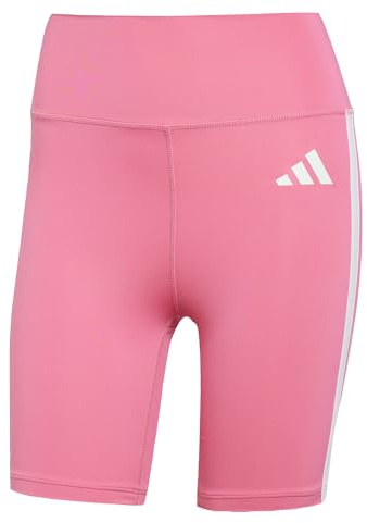 adidas Women's Optime Essentials 3-Stripes Short Leggings