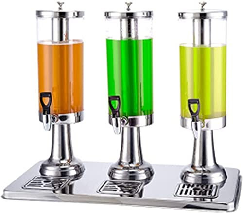 Dispensador de cerveza, barril de cerveza Dispensador de jugo Dispensador de bebidas frías de tres tanques Dispensador de jugo de buffet resistente Bebida de jugo frío Bebida comercial para agua
