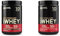 Optimum Nutrition Gold Standard 100 Percent Whey Muscle Building and Recovery Protein Powder with Naturally Occurring Glutamine and BCAA Amino Acids Double Rich Chocolate Flavour and Strawberry flavor