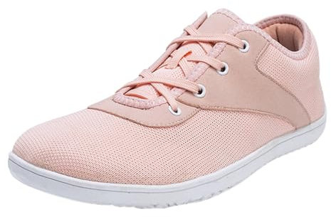 Dinglong Sneakers Uomo Campus Grigio Donna Scarpe Unisex a Testa Larga A Piedi Nudi Ciclismo Tela Tessuta Escursionismo Sport Casual Coppia Primavera Autunno Campus Grigio Donna, Rosa, 36 EU