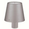 cilio LED-Flaschenlampe LUCE | Lampenschirm für Flaschenhals bis Ø 3 cm | Flaschen Aufsatz mit Touch-Sensor | Dimmbar | Bis 13 h Leuchtdauer | Metall/Kunststoff | Höhe: 13,5 cm/Ø 11 cm | Grau