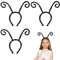 3 Stück Fühler Haarreif, Schmetterlingsfühler Haarreif, Fühler Kostüm Kopfschmuck Zubehör, Schmetterlings-Antennen-Stirnband, Fasching Schmetterling Bienen fühler Haarschmuck Karneval Haarband