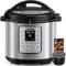 CARORI 12-in-1 Pressure Cooker with 8 Litre Capacity, Programmable Multifunctional Cooker with Safer Ventilation Design, Rice Cooker, Slow Cooper, Steam, Sauté, Yogurt Machine