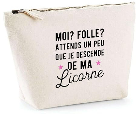 Cadeau Attends que je descende de ma Licorne | Idée Humour Drôle Marrant Original Anniversaire Fête