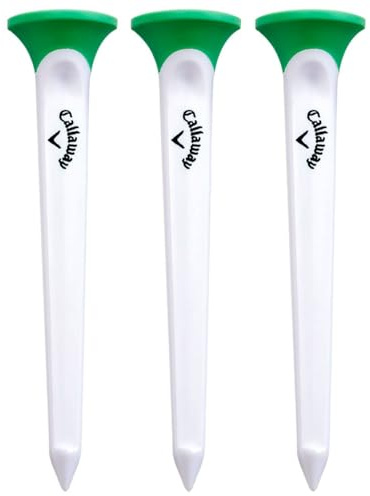 Callaway Par Tee Plastic Golf Tees, 10 Pack, Green