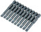Baxnore 10PCS Screwdriver Bit, Alloy Steel Slotted Screwdriver, Impact Driver Bits, Slotted Tip Bits, Hex Shank Drill Bits, Flat Head Bit Set for Electric Drills
