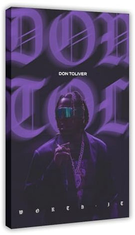 Don Toliver Poster (2) Leinwand-Poster, Wandkunst, Dekordruck, Bild Gemälde für Wohnzimmer, Schlafzimmer, Dekoration, 30 x 45 cm