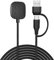 MohLythrix 2 in 1 Charger for Google Pixel Watch 3 / Pixel Watch 2 Smartwatch (Not for Pixel 1), Magnetic Fast Charging Cord Replacement Dock with USB A & Type C Port, 3.3ft/1M (Black)