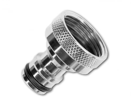 GASMIS Hahnverbinder Messing verchromt G 1