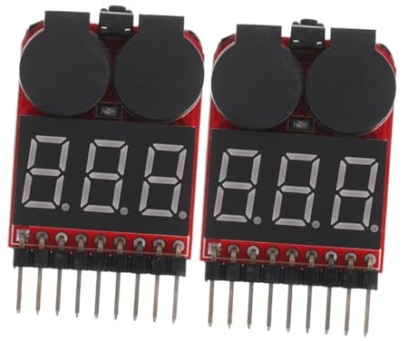 Holibanna 2pcs Car Battery Tester Rechargeable Battery Monitor Low Voltage Alarm Non-contact Voltage Tester for Household Automotive Use