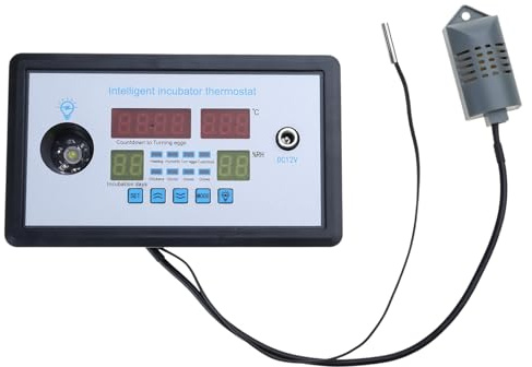 Termostato digital de temperatura con sensor de 1 m, calentador, congelador, controlador de temperatura, incubadora, acuarios, termostato digital para incubadora, temperatura, humedad, electrónico
