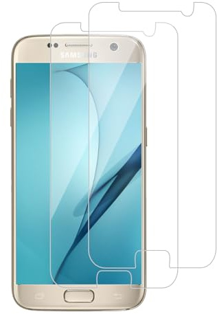 GiiKa für Panzerglas für Samsung Galaxy S7 [2 PCS], 9H Härte Panzer Schutz Glas für Samsung S7 Schutzfolie, Anti-Bläschen Panzerfolie, 0.33mm HD-Klar Folie, Anti-Öl, Anti-Kratz Schutzglas