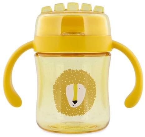 Trixie Trinklernbecher ab 4 Monate, Auslaufsicher Becher aus Tritan™ | Baby Trinklernflasche mit Strohhalm für Jungen und Mädchen, griffige Tasse sowie Schnabelbecher, Becher spülmaschinenfest