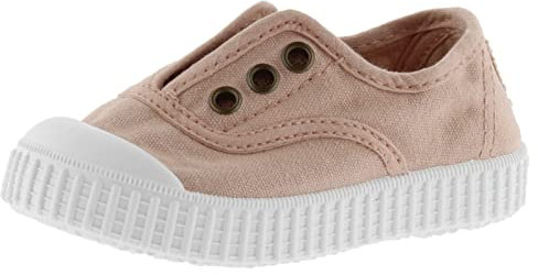 Victoria Inglesa Lona Tintada Puntera, Zapatillas Unisex Niños, Beige Ballet, 28 EU
