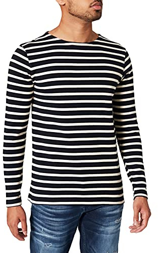 Armor Lux Aviron Herren-Sweatshirt Gr. M, Blau/Natur