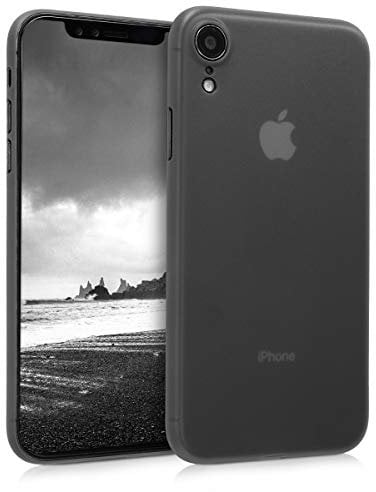 kwmobile Hülle kompatibel mit Apple iPhone XR - Slim Handy Schutzhülle - Cover Case Handyhülle Schwarz
