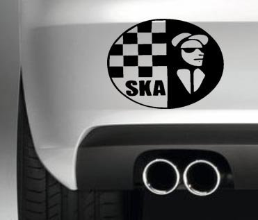 South Coast Stickers Ska Badge Sticker Funny Bumper Sticker CAR Van 4X4 Window PAINTWORK Decal Euro Laptop Drive